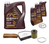 FEBI BILSTEIN Controllo Set 8L MANNOL Energy Combi LL 5W-30 Per Mercedes