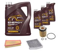 FEBI BILSTEIN Controllo Set 8L MANNOL Energy Combi LL 5W-30 Per Mercedes