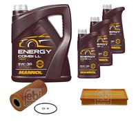 FEBI BILSTEIN Controllo Set 8L MANNOL Energy Combi LL 5W-30 Per Mercedes