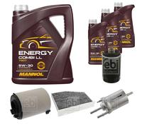 FEBI BILSTEIN Controllo Set 8L MANNOL Energy Combi LL 5W-30 Per Seat Altea