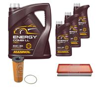 FEBI BILSTEIN Controllo set 8L MANNOL Energy Combi LL 5W-30 per VW Touareg