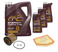 FEBI BILSTEIN Controllo Set 8L MANNOL Energy Formula PD 5W-40 Per BMW 7er