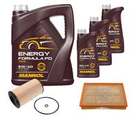 FEBI BILSTEIN Controllo Set 8L MANNOL Energy Formula PD 5W-40 Per Opel