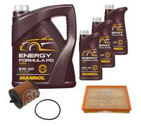 FEBI BILSTEIN Controllo Set 8L MANNOL Energy Formula PD 5W-40 Per Opel