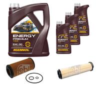 FEBI BILSTEIN Controllo Set 8L MANNOL Energy Premium 5W-30 Per Mercedes E