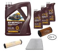 FEBI BILSTEIN Controllo Set 8L MANNOL Energy Premium 5W-30 Per Mercedes E