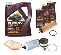 FEBI BILSTEIN Controllo Set 8L MANNOL Energy Premium 5W-30 Per Mercedes GLA