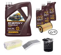 Febi BILSTEIN Controllo Set 8L mannol Energy Premium 5W-30 per Mercedes SLK