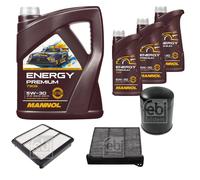 Febi BILSTEIN Controllo Set 8L mannol Energy Premium 5W-30 per Mitsubishi + L