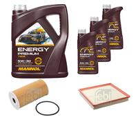 Febi BILSTEIN Controllo Set 8L mannol Energy Premium 5W-30 per Opel