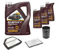FEBI BILSTEIN Controllo Set 8L MANNOL Energy Premium 5W-30 Per Opel Antara