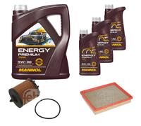 FEBI BILSTEIN Controllo Set 8L MANNOL Energy Premium 5W-30 Per Saab 9-3