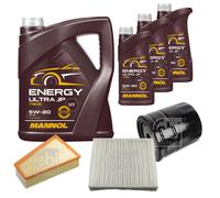 FEBI BILSTEIN Controllo Set 8L MANNOL Energy Ultra JP 5W-20 Per Ford Mondeo