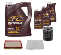 FEBI BILSTEIN Controllo Set 8L MANNOL Extreme 5W-40 Per Audi A6 4A C4 2.6