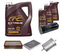 FEBI BILSTEIN Controllo Set 8L MANNOL Extreme 5W-40 Per Audi A6 Avant 4B C5
