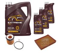 FEBI BILSTEIN Controllo Set 8L MANNOL Extreme 5W-40 Per BMW 3 Serie F30 F80 335i