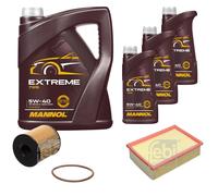 FEBI BILSTEIN Controllo Set 8L MANNOL Extreme 5W-40 Per Citroën C4 I LC 2.0