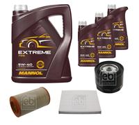 FEBI BILSTEIN Controllo Set 8L MANNOL Extreme 5W-40 Per Fiat Ducato Kasten