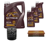 Febi BILSTEIN Controllo Set 8L mannol extreme 5W-40 per Fiat Scudo Box