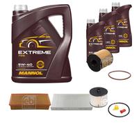 FEBI BILSTEIN Controllo Set 8L MANNOL Extreme 5W-40 Per Fiat Scudo Kasten