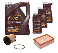 FEBI BILSTEIN Controllo Set 8L MANNOL Extreme 5W-40 Per Peugeot 307 Break 3E