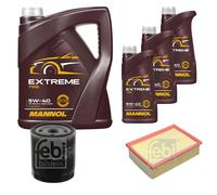 FEBI BILSTEIN Controllo Set 8L MANNOL Extreme 5W-40 Per Peugeot 307 Break 3E