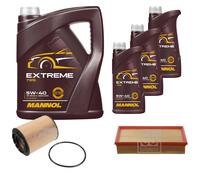 FEBI BILSTEIN Controllo Set 8L MANNOL Extreme 5W-40 Per VW Multivan V 7HM