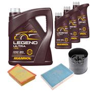 Febi BILSTEIN Controllo Set 8L mannol Legend Ultra 0W-20 per Terreno
