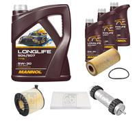 Febi BILSTEIN Controllo Set 8L mannol Longlife 504/507 5W-30 per Audi A5 F53