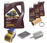 FEBI BILSTEIN Controllo Set 8L MANNOL LONGLIFE 504/507 5W-30 Per Audi A6