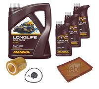 FEBI BILSTEIN Controllo Set 8L MANNOL LONGLIFE 504/507 5W-30 Per BMW 3 Serie