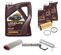 FEBI BILSTEIN Controllo Set 8L MANNOL LONGLIFE 504/507 5W-30 Per BMW 3 Serie