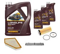 FEBI BILSTEIN Controllo Set 8L MANNOL LONGLIFE 504/507 5W-30 Per BMW 3 Serie
