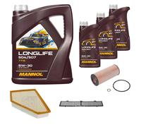 FEBI BILSTEIN Controllo set 8L MANNOL Longlife 504/507 5W-30 per BMW Serie 3