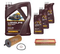 FEBI BILSTEIN Controllo set 8L MANNOL Longlife 504/507 5W-30 per BMW X 3 F25