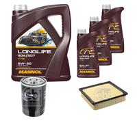 FEBI BILSTEIN Controllo Set 8L MANNOL LONGLIFE 504/507 5W-30 Per Mitsubishi