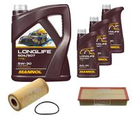 FEBI BILSTEIN Controllo set 8L MANNOL Longlife 504/507 5W-30 per VW Beetle
