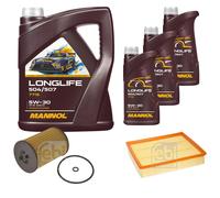 FEBI BILSTEIN Controllo Set 8L MANNOL LONGLIFE 504/507 5W-30 Per VW Crafter