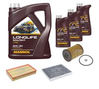 FEBI BILSTEIN Controllo Set 8L MANNOL LONGLIFE 504/507 5W-30 Per VW Passat