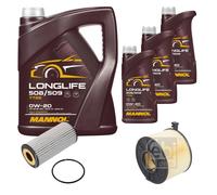 FEBI BILSTEIN Controllo Set 8L MANNOL LONGLIFE 508/509 0W-20 Per Audi A4