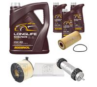 FEBI BILSTEIN Controllo Set 8L MANNOL LONGLIFE 508/509 0W-20 Per Audi A5