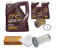 FEBI BILSTEIN Controllo Set 8L MANNOL LONGLIFE 508/509 0W-20 Per VW Passat