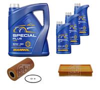 FEBI BILSTEIN Controllo Set 8L MANNOL Special Plus 10W-30 Per Mercedes-Benz E