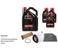 FEBI BILSTEIN Controllo set 8L Motul 8100 X-clean + 5W30 per Audi A4 Avant