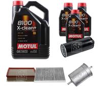 FEBI BILSTEIN Controllo Set 8L Motul 8100 X-CLEAN+ 5W30 Per Audi A6 Avant
