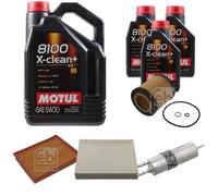 FEBI BILSTEIN Controllo Set 8L Motul 8100 X-CLEAN+ 5W30 Per BMW 2 Coupe F22
