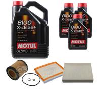 FEBI BILSTEIN Controllo Set 8L Motul 8100 X-CLEAN+ 5W30 Per BMW 2 Coupe F22