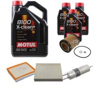 FEBI BILSTEIN Controllo Set 8L Motul 8100 X-CLEAN+ 5W30 Per BMW 2 Coupe F22