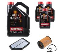 FEBI BILSTEIN Controllo Set 8L Motul 8100 X-CLEAN+ 5W30 Per Honda CR-V III