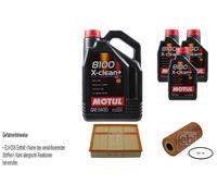 FEBI BILSTEIN Controllo set 8L Motul 8100 X-clean + 5W30 per Mercedes-Benz